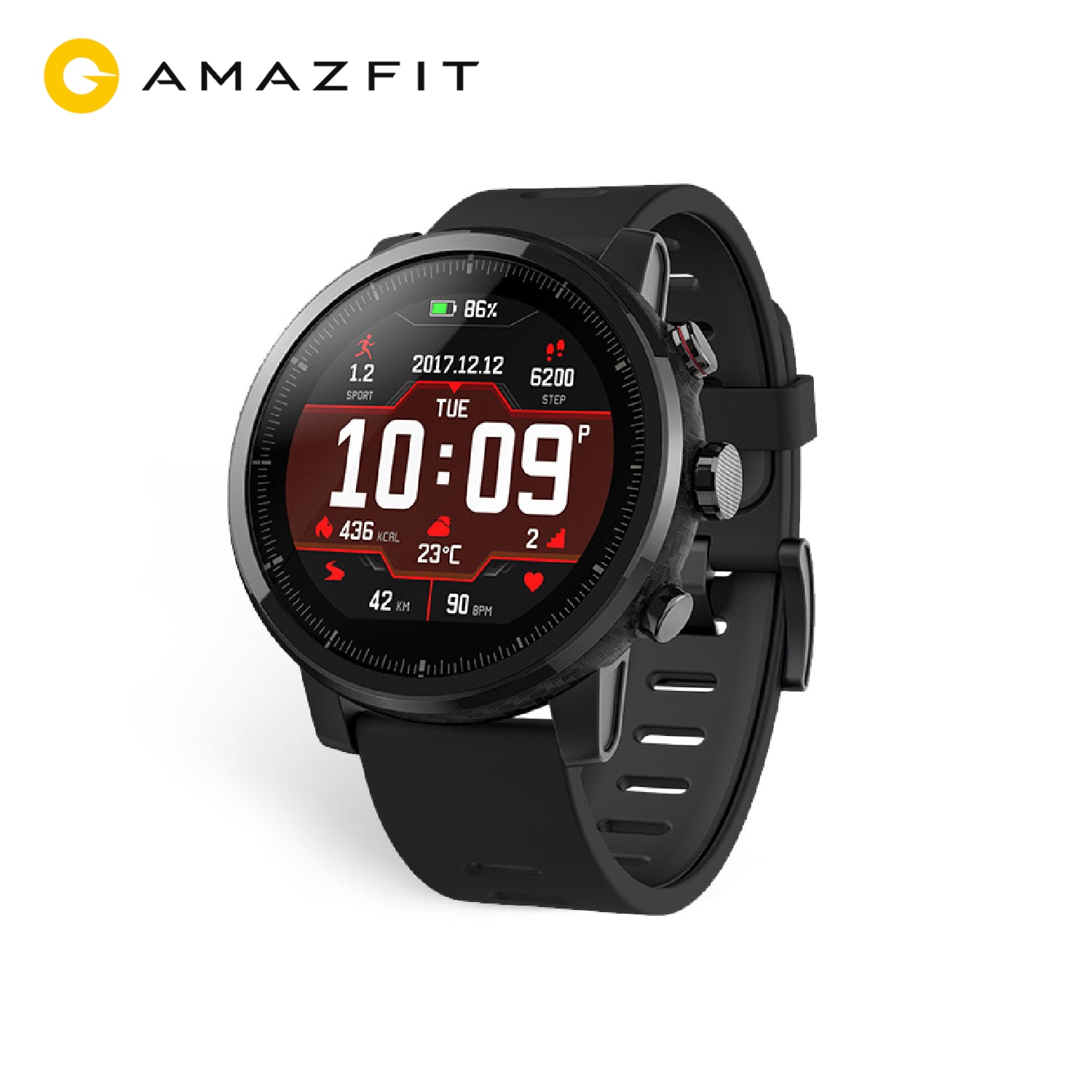 Amazfit Stratos Smartwatch GPS Ʈ ġ  Į..